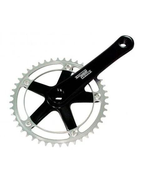 Crankstel 44T Sturmey Archer FCT64 met 170mm crankarm - zwart/zilver