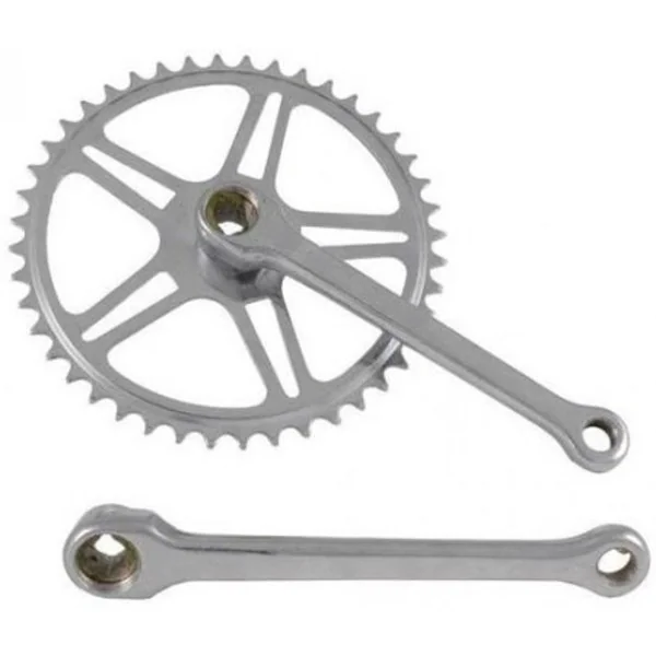 Crankstel 44T Vinty spieloos 170mm crankarm - chroom