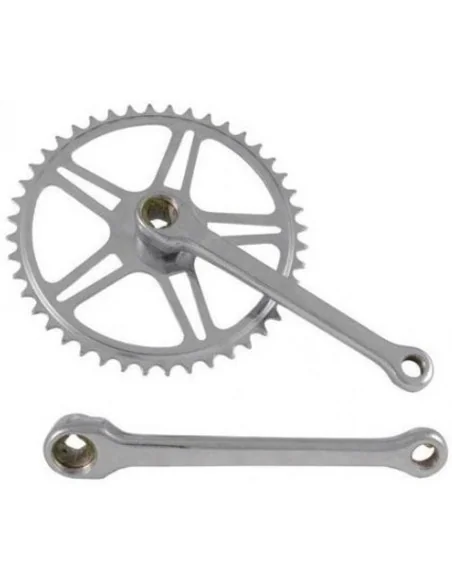 Crankstel 44T Vinty spieloos 170mm crankarm - chroom