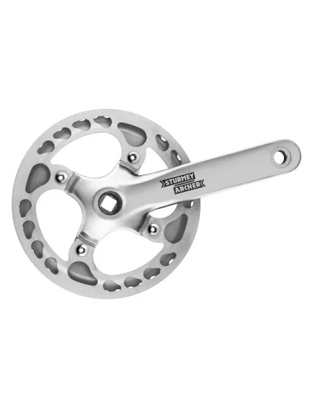 Crankstel 44T Sturmey Archer FCS742 voor 3/32"ketting - 170mm - voor vierkante as - zilver