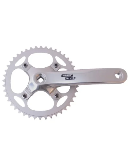 Crankstel 44T Sturmey Archer FCS750 voor 3/32" ketting - 170mm - voor vierkante as - zilver
