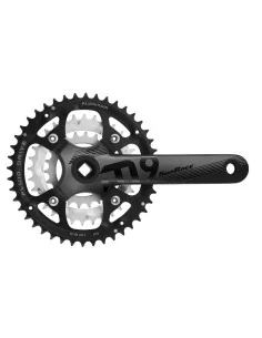 Crankstel 3 x 9 speed SunRace FCM914 met 175mm crankarm 44-32-22T voor  vierkante as - aluminium - zwart