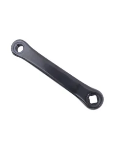 Crankarm links 152mm aluminium - zwart