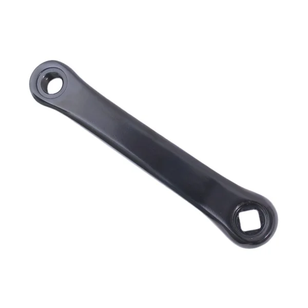 Crankarm links 152mm aluminium - zwart