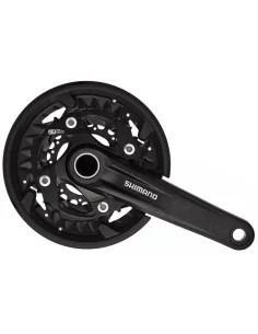 Crankstel MTB 3 x 10 speed Shimano FC-MT500 met 175mm crankarm/40-30-22T - zwart