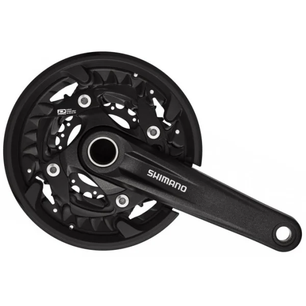 Crankstel MTB 3 x 10 speed Shimano FC-MT500 met 175mm crankarm/40-30-22T - zwart