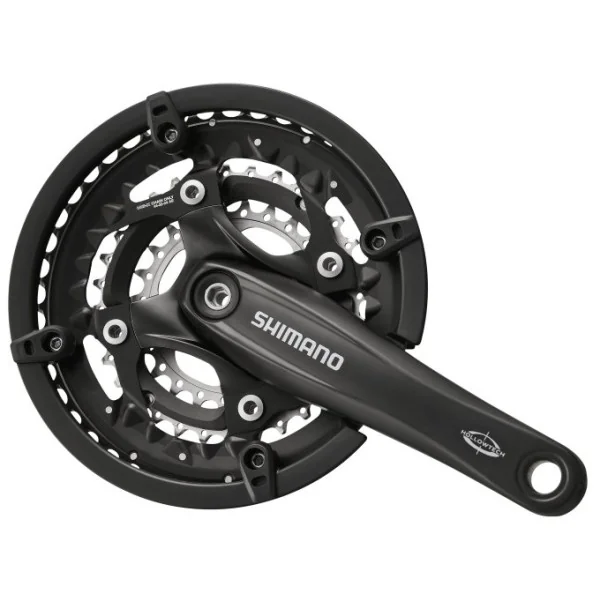 Crankstel 3 x 10 speed Shimano Trekking FC-T521 met 175mm crankarm 44-32-24T Octalink - zwart