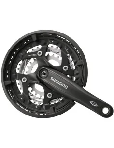 Crankstel 3 x 10 speed Shimano Trekking FC-T521 met 175mm crankarm 48-36-26T Octalink - zwart