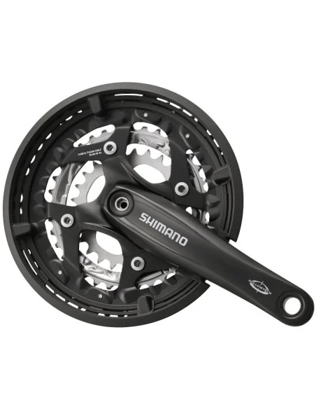 Crankstel 3 x 10 speed Shimano Trekking FC-T521 met 175mm crankarm 48-36-26T Octalink - zwart