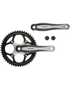 Crankstel 48T Miranda Beta 1+ voor 3/32" ketting - aluminium - zwart