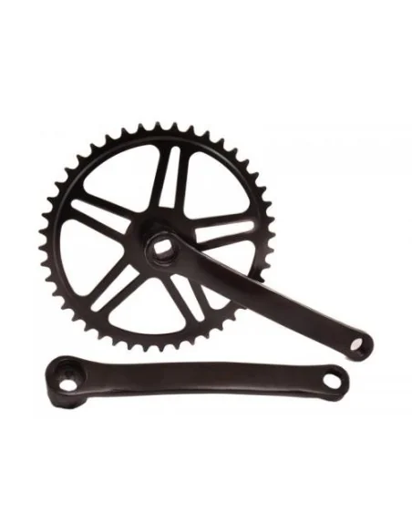 Crankstel 44T Vinty spieloos - voor vierkante as - 170mm crank - zwart