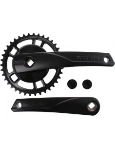 Crankstel 38T Gazelle Strixvaria 170mm crankarm - zwart