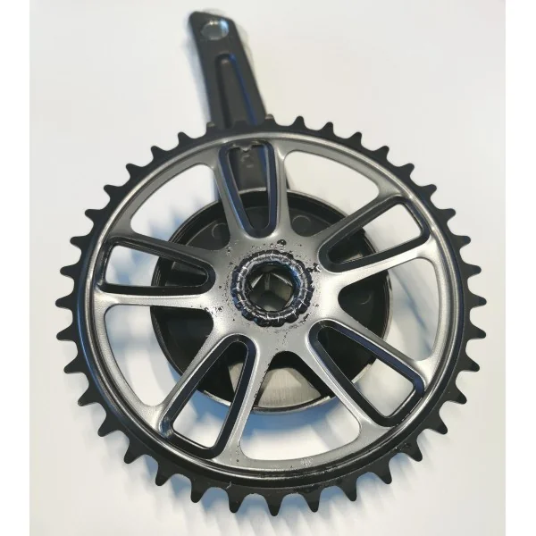 Crankstel 38T Gazelle Strixvaria 170mm crankarm - zwart