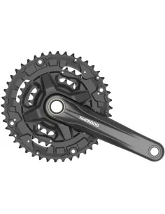 Crankstel 3 x 9 speed Shimano FC-MT210-3 met 175mm crankarm 40-30-22T - zwart