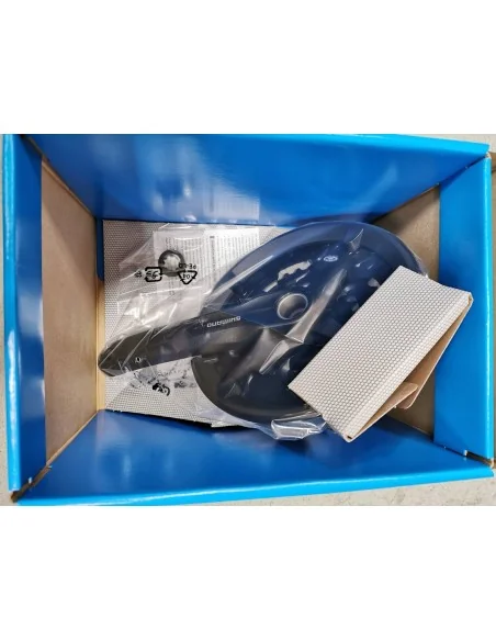 Crankstel 3 x 9 speed Shimano FC-MT210-3 met 175mm crankarm 44-32-22T - zwart