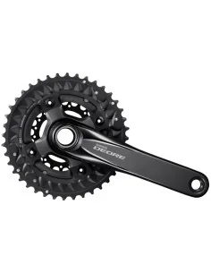 Crankstel 3 x 10 speed Shimano Deore FC-M6000 175mm/40 x 30 x 22T - zwart