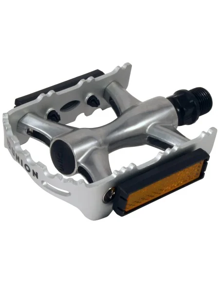 Pedaalset Marwi SP-2612 aluminium huis en frame met Cro-Mo as - zilver