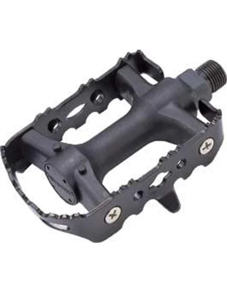 Pedaalset Marwi SP-931S kunststof met stalen frame - zwart (blisterverpakking)