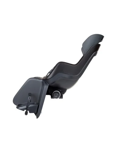 Kinderzitje achter Bobike Go Maxi RS met dragerbevestiging (CFS) en slaapstand - urban black