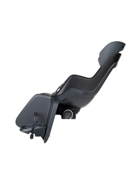 Kinderzitje achter Bobike Go Maxi RS met dragerbevestiging (CFS) en slaapstand - urban black