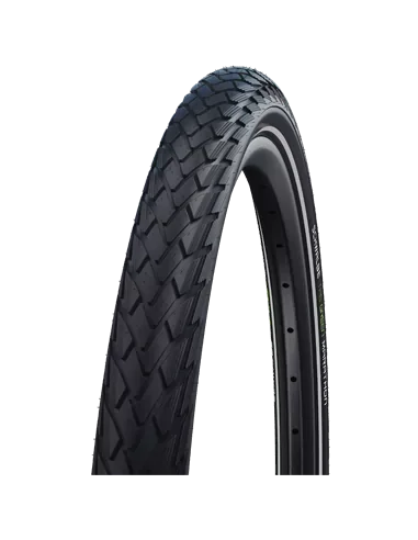 Buitenband Schwalbe Green Marathon GreenGuard 28 x 1.75"/ 47-622mm - zwart met reflectie