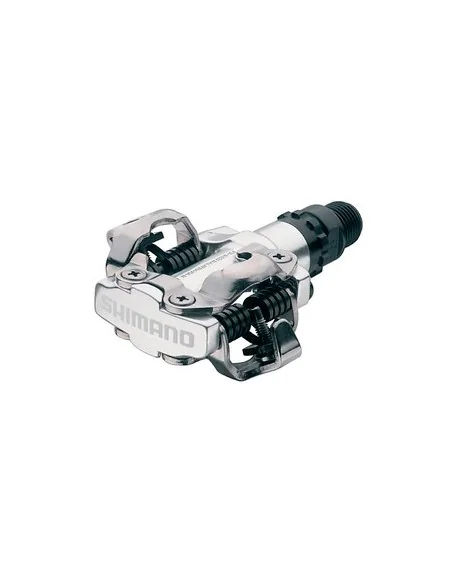 Pedaalset Shimano SPD M520 met plaatjes SM-SH51 - zilver