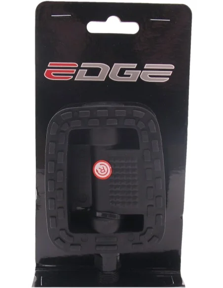 Pedaalset Edge Comfort anti-slip - zwart