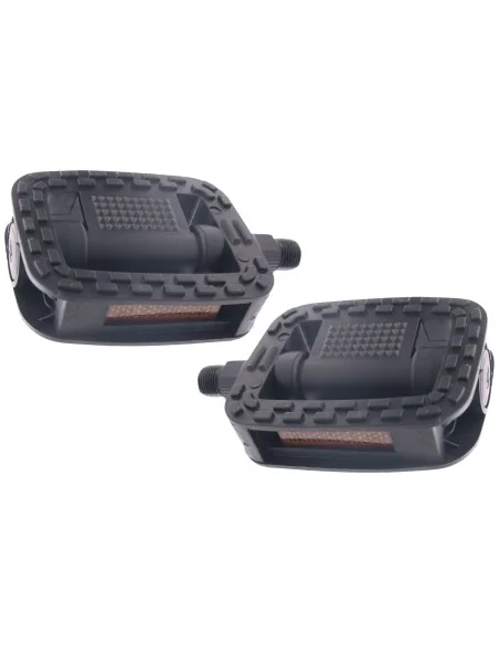 Pedaalset Edge Comfort anti-slip - zwart