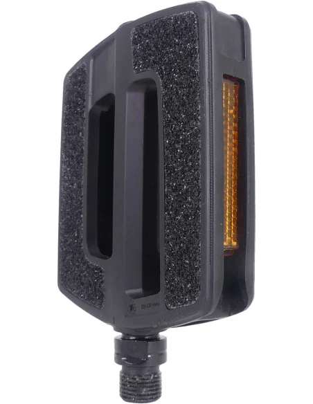 Pedaalset Edge Comfort Luxe anti slip - zwart