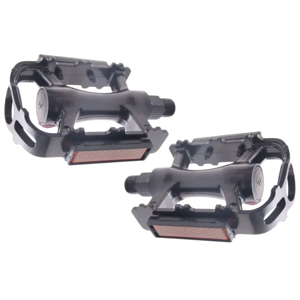 Pedaalset MTB/Trekking Edge Luxe aluminium - zwart