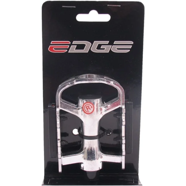 Pedaalset MTB/Trekking Edge Luxe aluminium - zilver