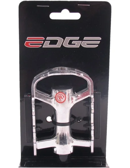 Pedaalset MTB/Trekking Edge Luxe aluminium - zilver