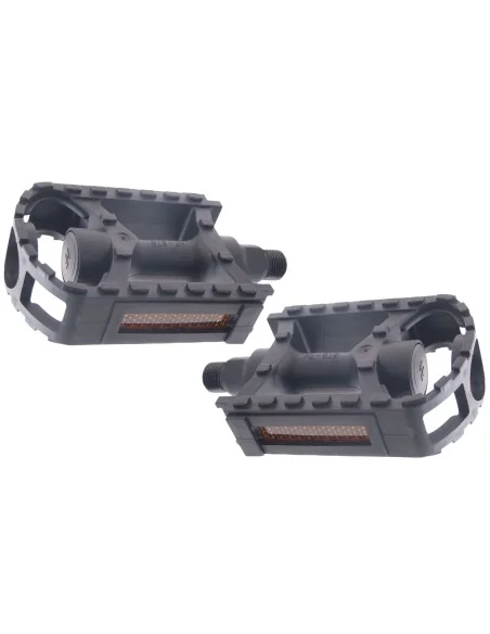 Pedaalset MTB Edge Eco kunststof - zwart