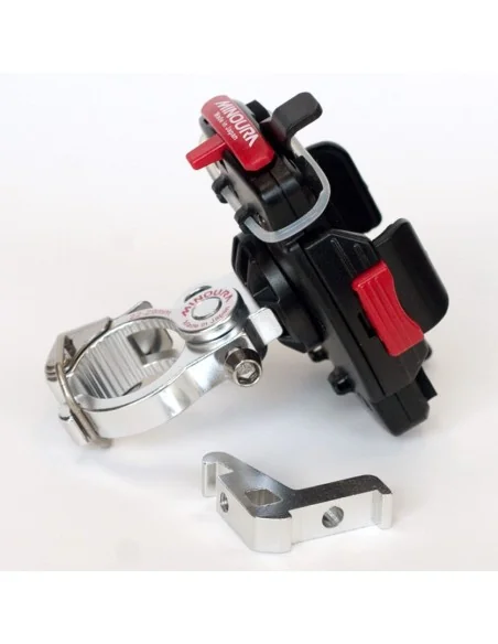 Telefoonhouder Minoura iH-220M met snelspanner ø28,6-35mm