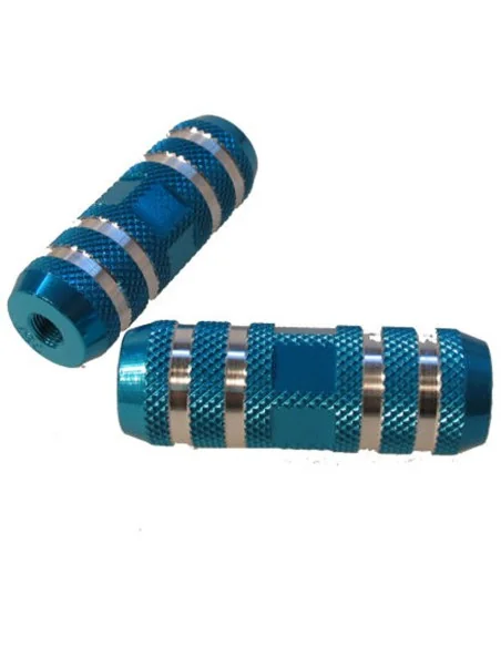 Voetsteunset Edge Freestyle op 80 mm 3/8" as - blauw