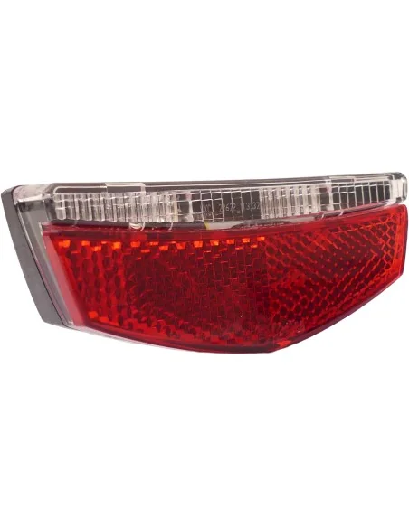 Dragerachterlicht Edge City Slimline - 80mm - incl. batterijen