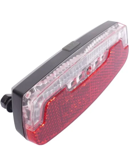 Dragerachterlicht Edge Safe - Led - 80mm incl batterijen