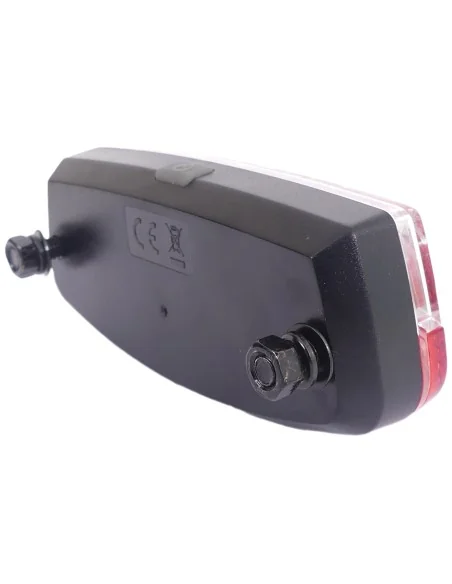 Dragerachterlicht Edge Safe - Led - 80mm incl batterijen