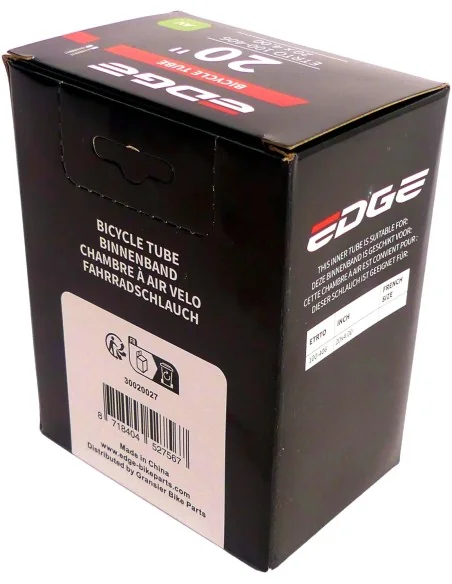 Binnenband Edge 20 x 4.00 AV-40mm (geschikt voor Fatbikes)