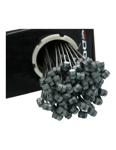 Rem binnenkabel Edge 2250mm RVS1,5mm 1x19 draad RVS - 6 x 7 T-nippel (100 stuks)
