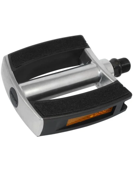 Pedaalset Marwi SP-828 aluminium huis Sandblock® - zilver / zwart