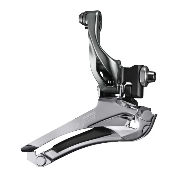 Voorderailleur 2 x 10-speed Shimano Tiagra FD-4700 down pull - aanlas 61-66° - 46-53T - Zwart/Zilver