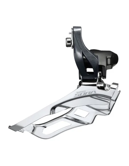 Voorderailleur 3 x 9-speed Shimano Sora FD-R3030 aanlas / down-pull 63-66° - Zwart/Zilver