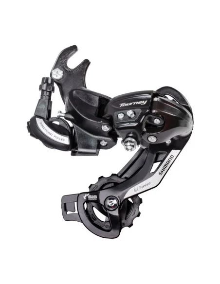 Achterderailleur 6/7-speed Shimano Tourney TY500 met haak (B-Type) - zwart