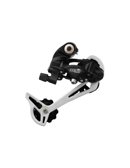 Achterderailleur 9-speed Sunrace RDM91 met lange kooi - directe montage - zilver/zwart