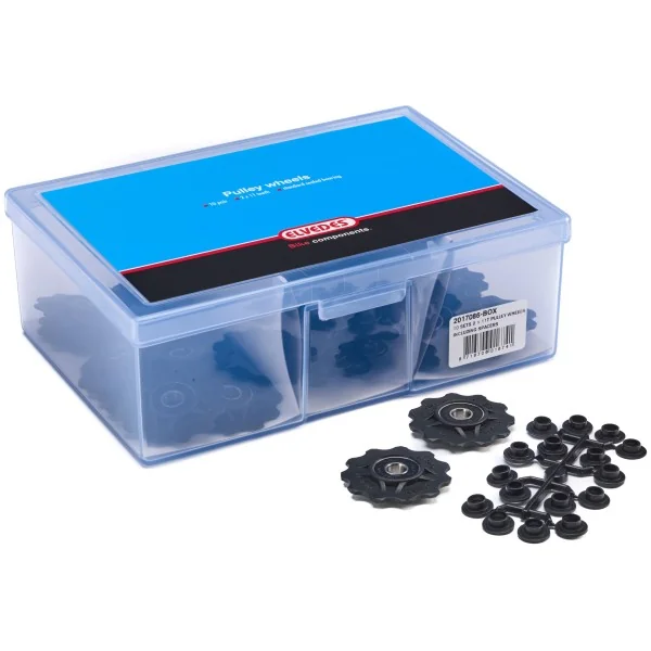 Derailleurwieltjes Elvedes 2x11 tands met standaard afgedichte lagers (10 sets)