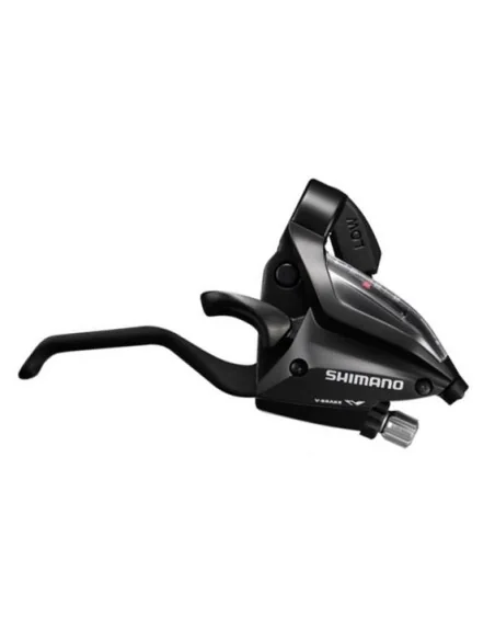 Versteller (rechts) met remhendel 7 speed Shimano ST-EF500 - 2 vingers - zwart