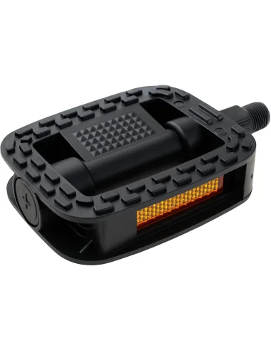 Pedaalset Edge Comfort anti-slip - zwart