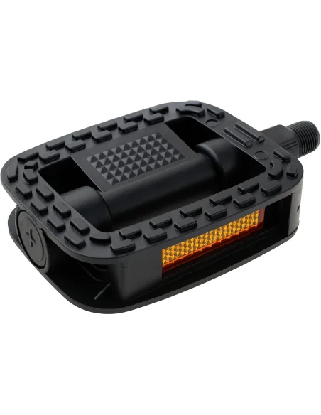 Pedaalset Edge Comfort anti-slip - zwart (werkplaatsverpakking)