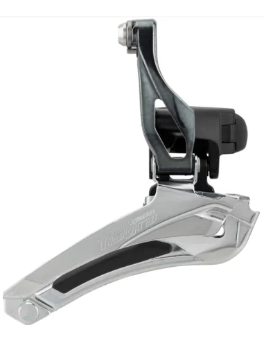 Voorderailleur 2 x 10 speed Shimano Tiagra FD-4700 ø28,6 - ø31,8 mm klem / down-pull 61-66° - 46-53T - Zwart/Zilver